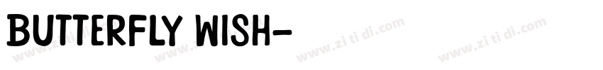 Butterfly Wish字体转换